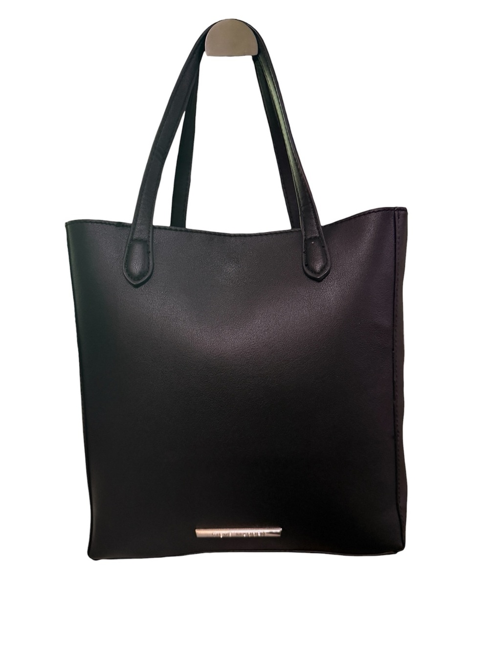 Steve Madden Vegan Leather Tote with Suede Like Interior - EUC